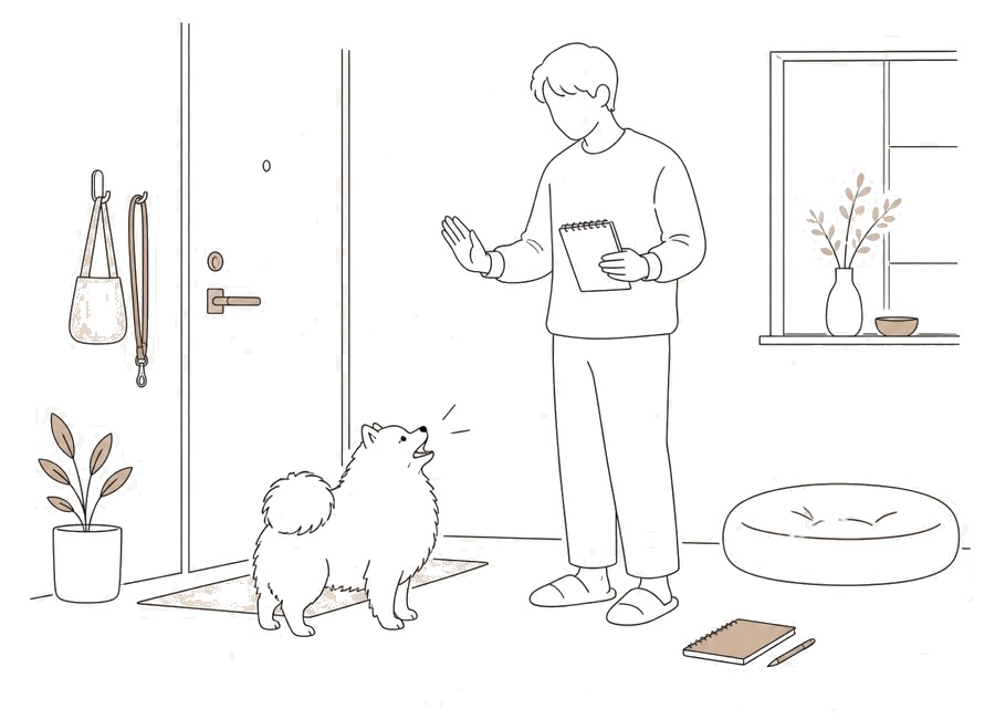 犬が吠える時、まず理由を分けて見る。の画像