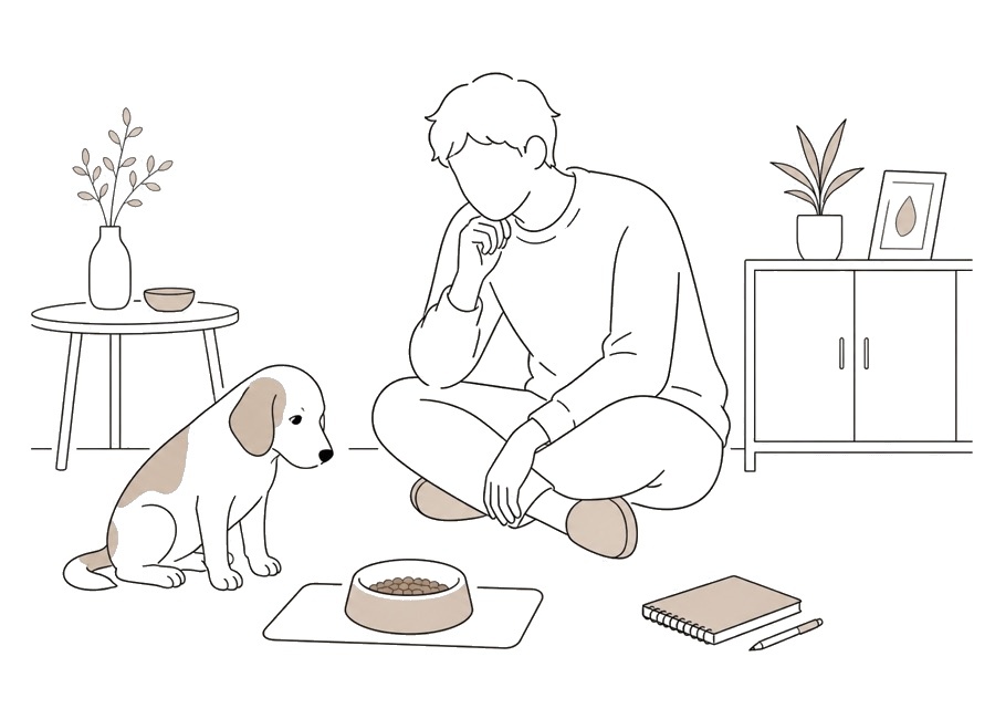 犬がドッグフードを食べない時、決めつける前に見ること。の画像