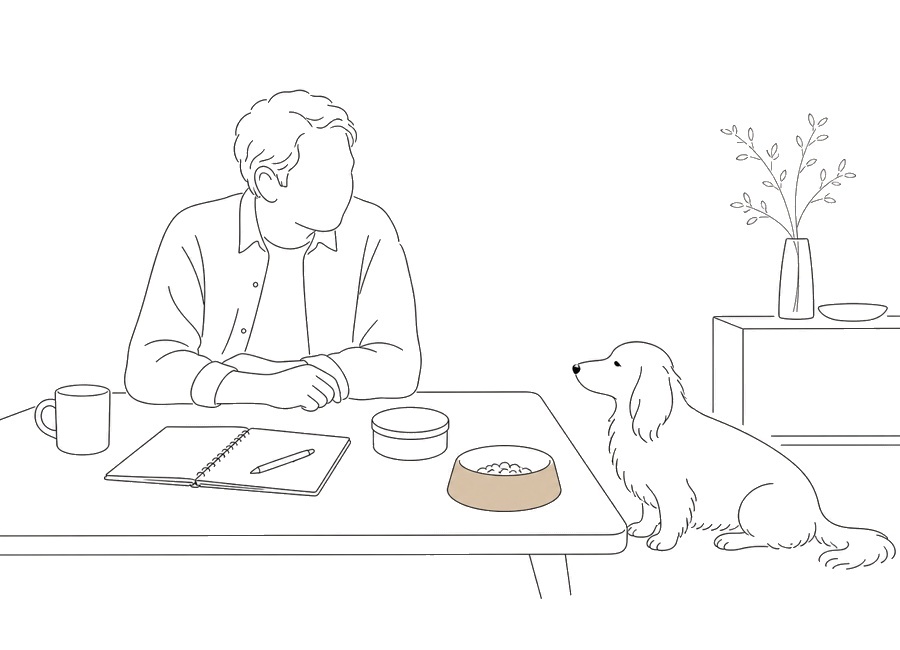 犬がおやつは食べるのにご飯を食べない時、最初に見ること。の画像