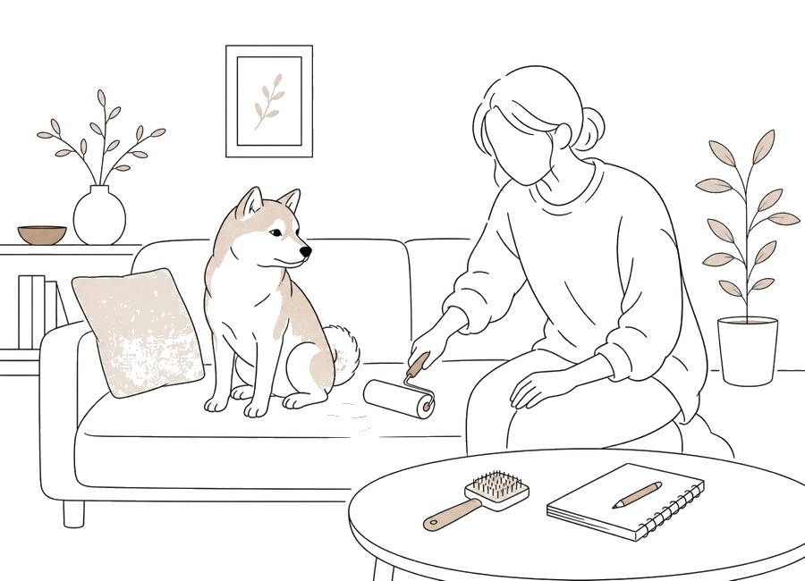 犬の毛が抜ける時、換毛期だけで決めない。の画像