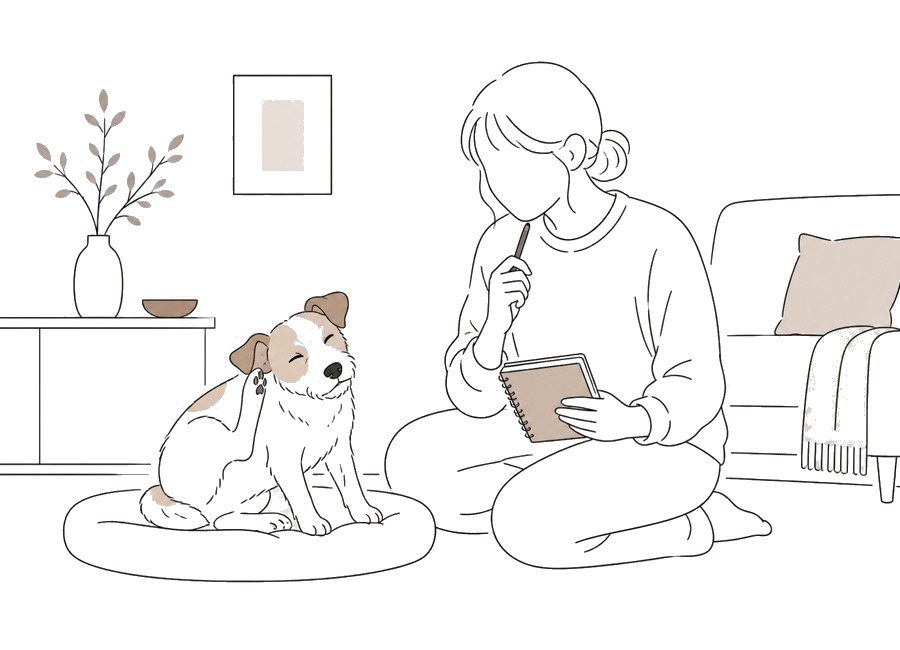 犬が耳をかく時の原因候補と相談目安。の画像