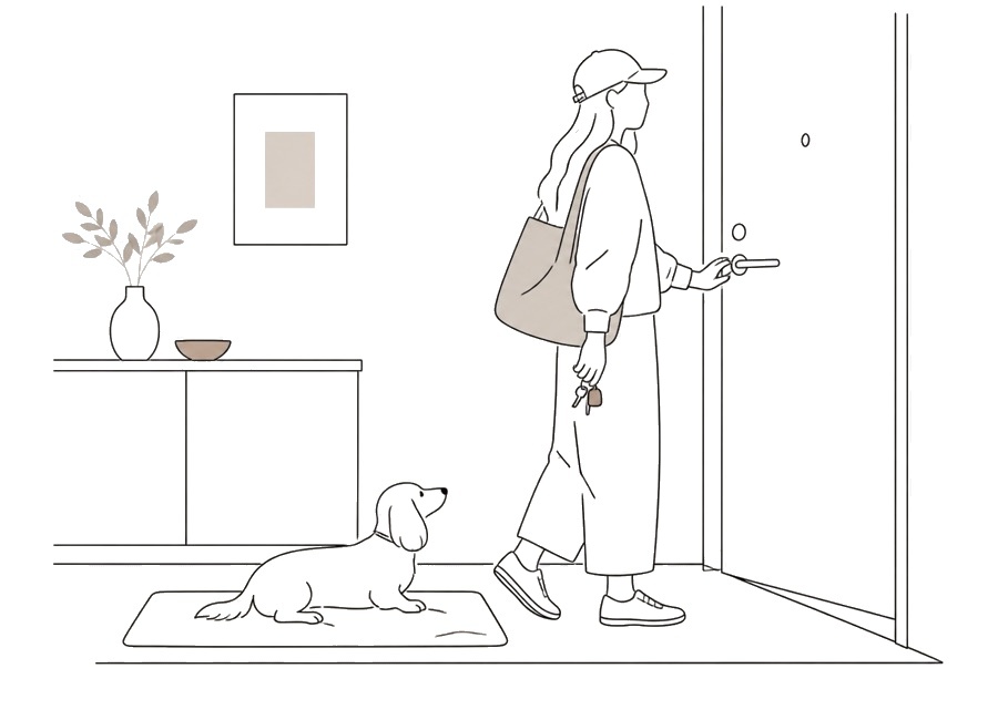 犬の分離不安かもと思った時、まず見ること。の画像
