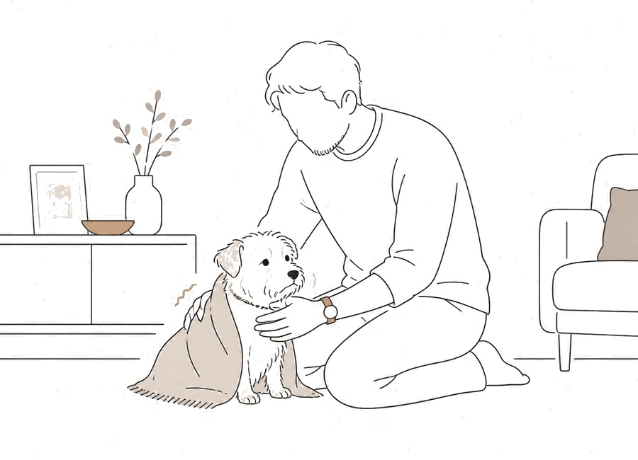 犬が震える時、寒さだけと決める前に見ること。の画像