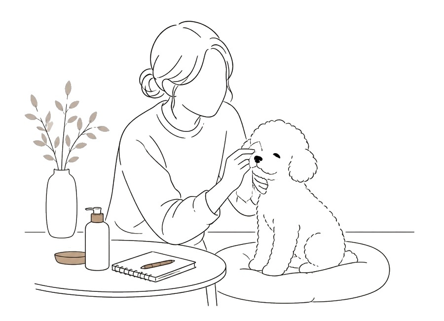 犬の涙やけはなぜ起こる？フードを変える前に見ること。の画像