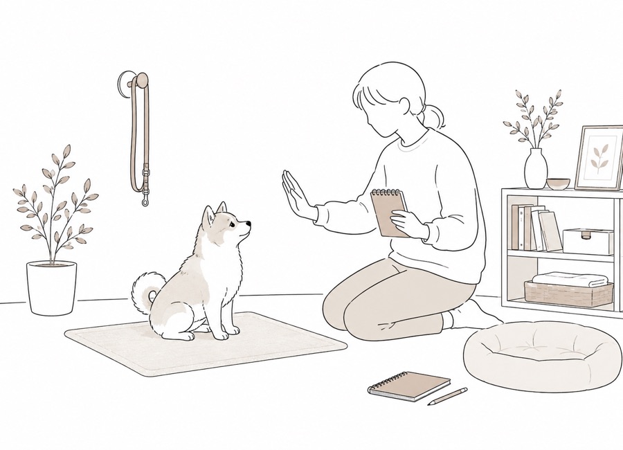 犬のしつけは、叱る前に暮らし方を整える。の画像