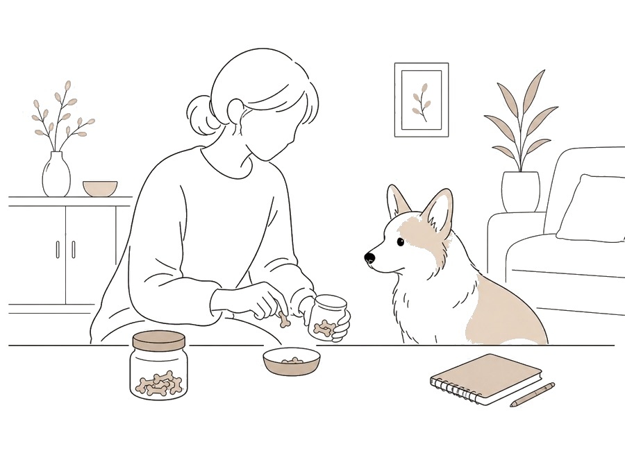 犬のおやつ量、あげすぎる前に見ること。の画像