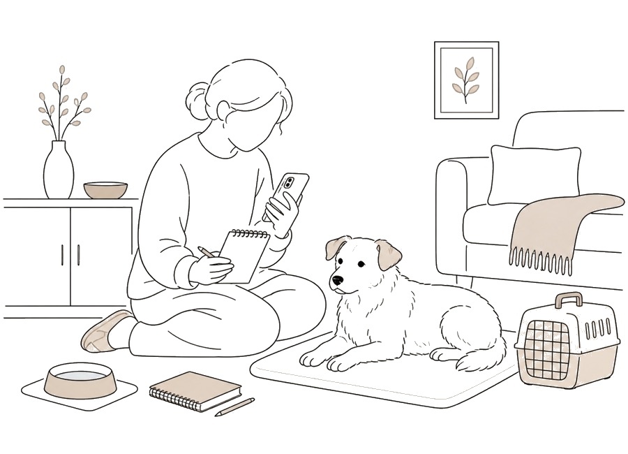 犬の様子がいつもと違う時、病院へ相談する目安。の画像