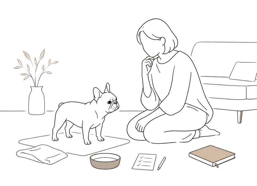 犬が白い泡を吐いた時、まず見ること。の画像