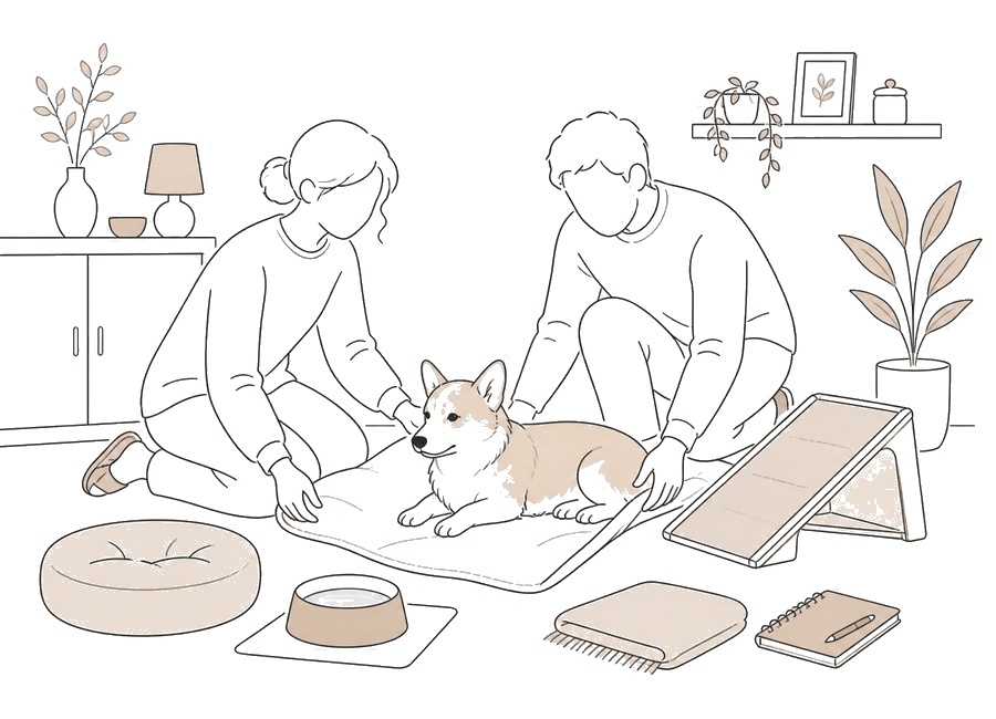 老犬介護を始める前に、暮らしを小さく整える。の画像