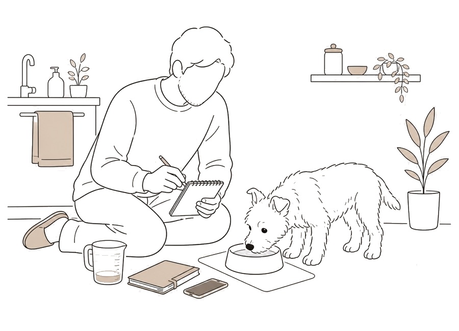 老犬が水をよく飲む時の相談目安。の画像