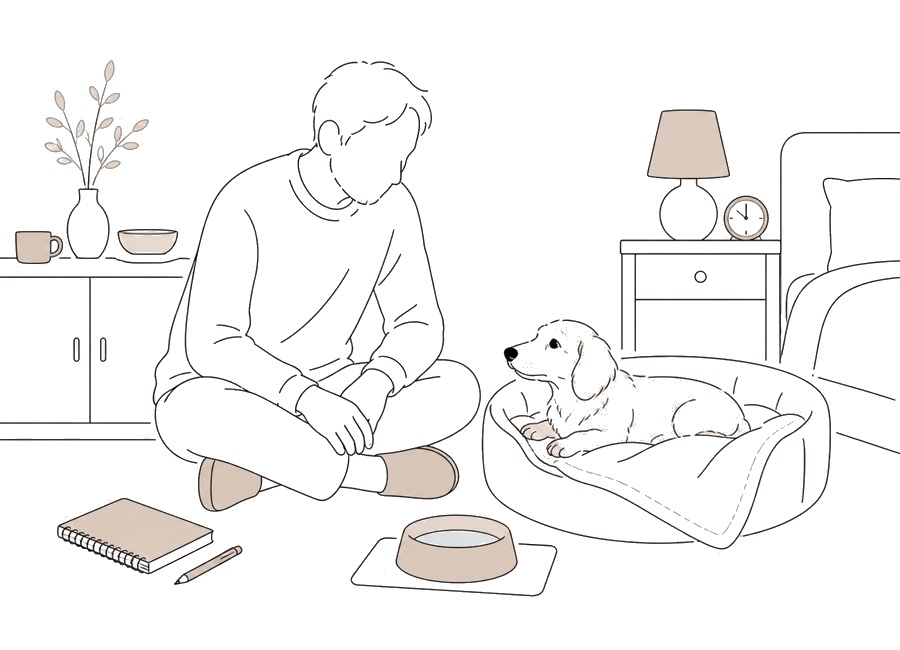 老犬の夜泣きでまず見ること。の画像